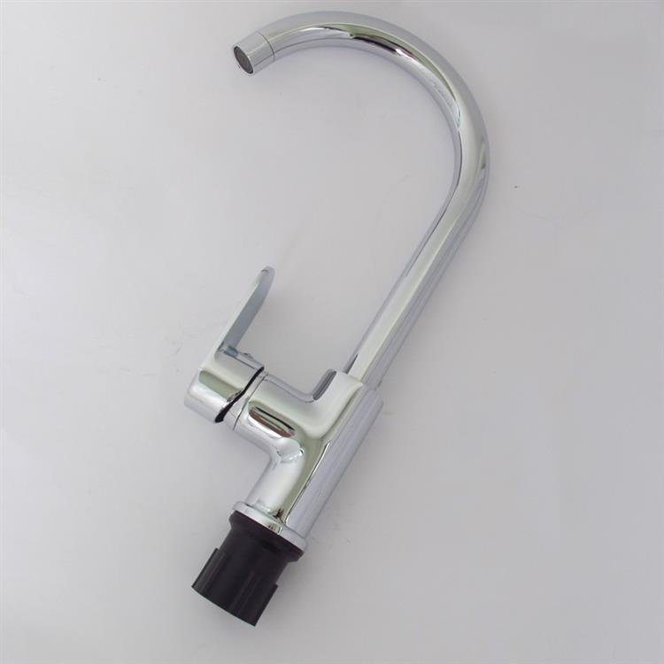 chrome single handle kitchen tap