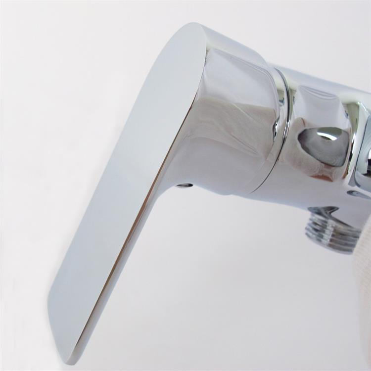 single handle chrome shower faucet mixer