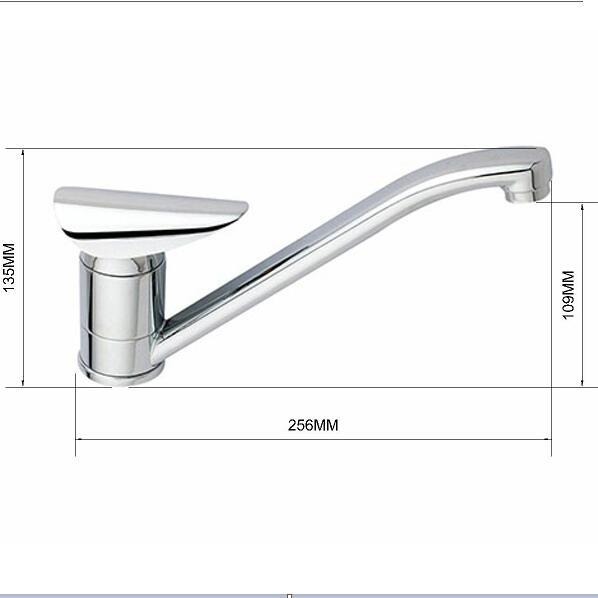 deck mount brass kitchen water tap