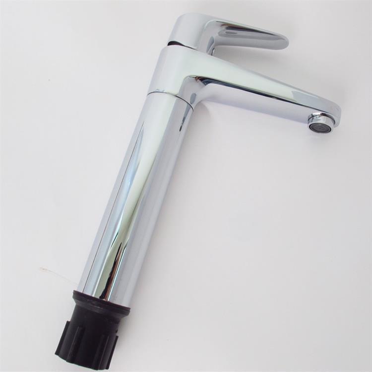 Heightened chrome brass basin faucet water taps