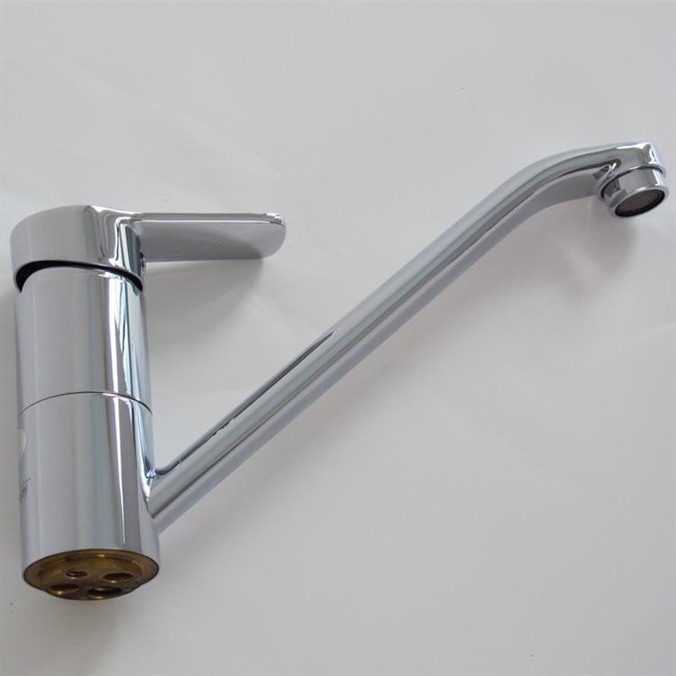 deck mounted hot cold kitchen faucet mixer