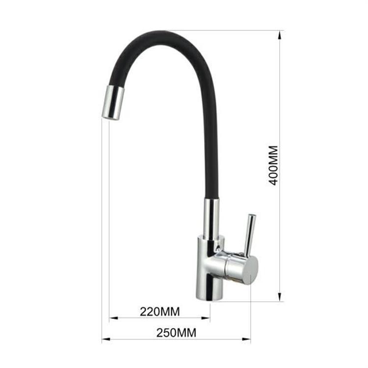 Silicon rubber kitchen water faucets