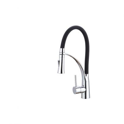 2-way blue silicon rubber kitchen water faucet