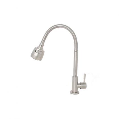 Deck mounted cold kitchen sink water tap