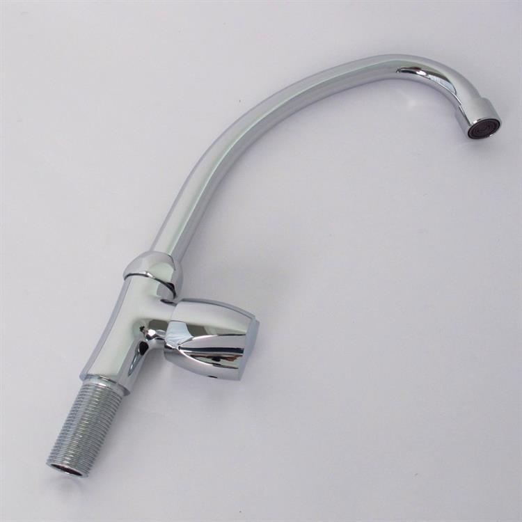 Deck mounted cold water kitchen water faucet