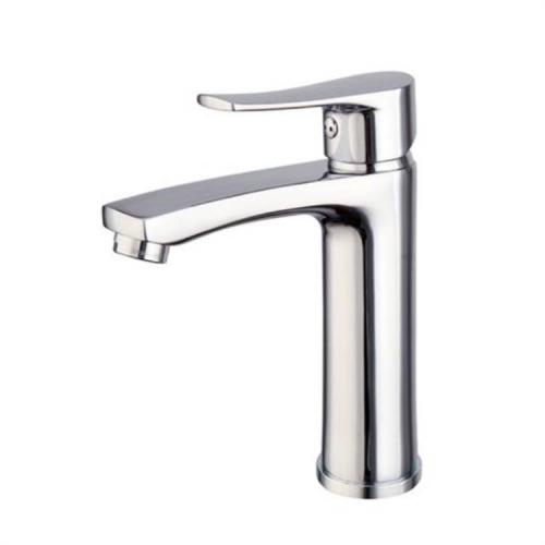 Deck-mount  vanity sink chrome basin faucet