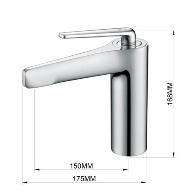 Deck-mount special faucet handle basin faucets