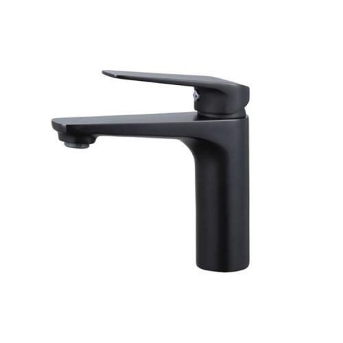 Black washroom basin faucet water mixer tap