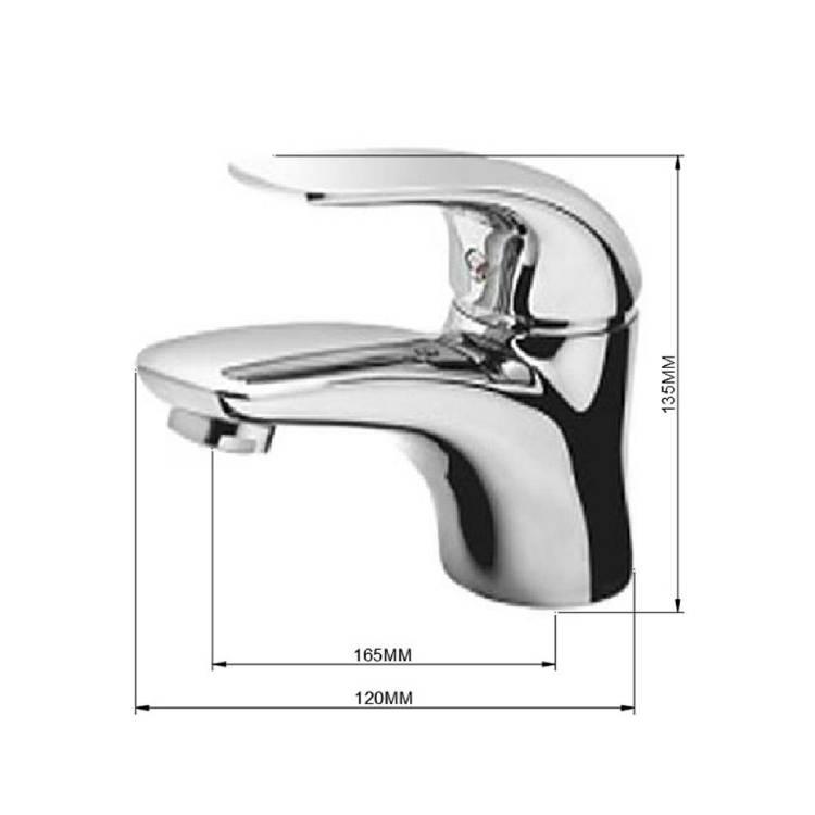 Chorme cold hot water mixer basin faucets